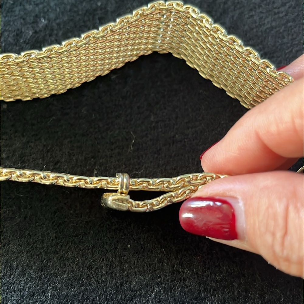 Cache vintage gold watchband chain belt - Picture 10 of 10